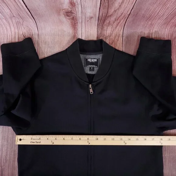 Todd Snyder Varsity Tech Bomber Jacket Mens Small Full Zip Stretch Pockets